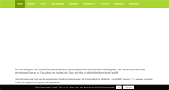 Desktop Screenshot of gesundehunde.com